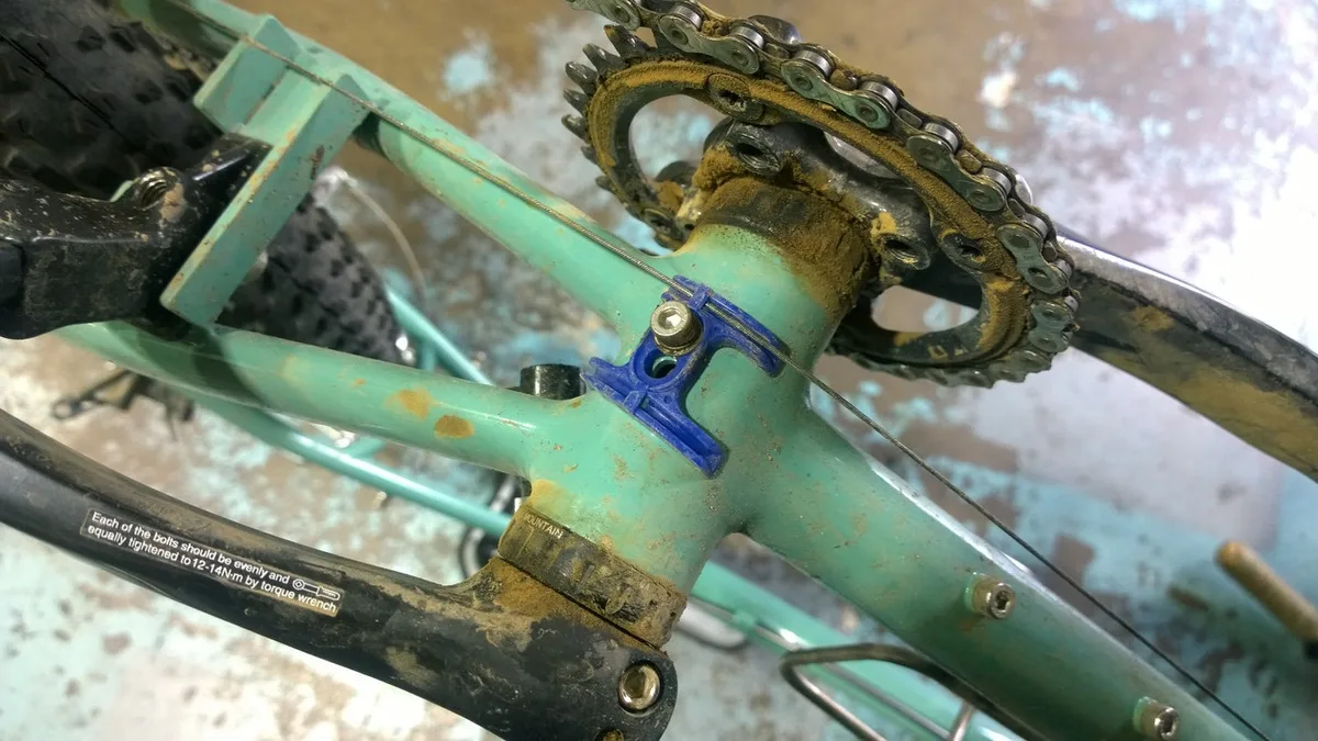 bottom bracket cable guide