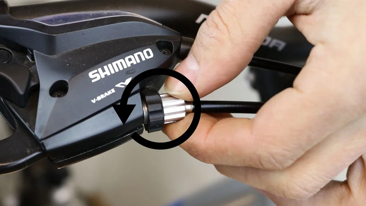brake cable tension adjustment