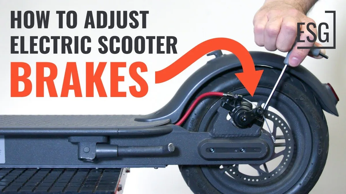 brake caliper alignment scooter