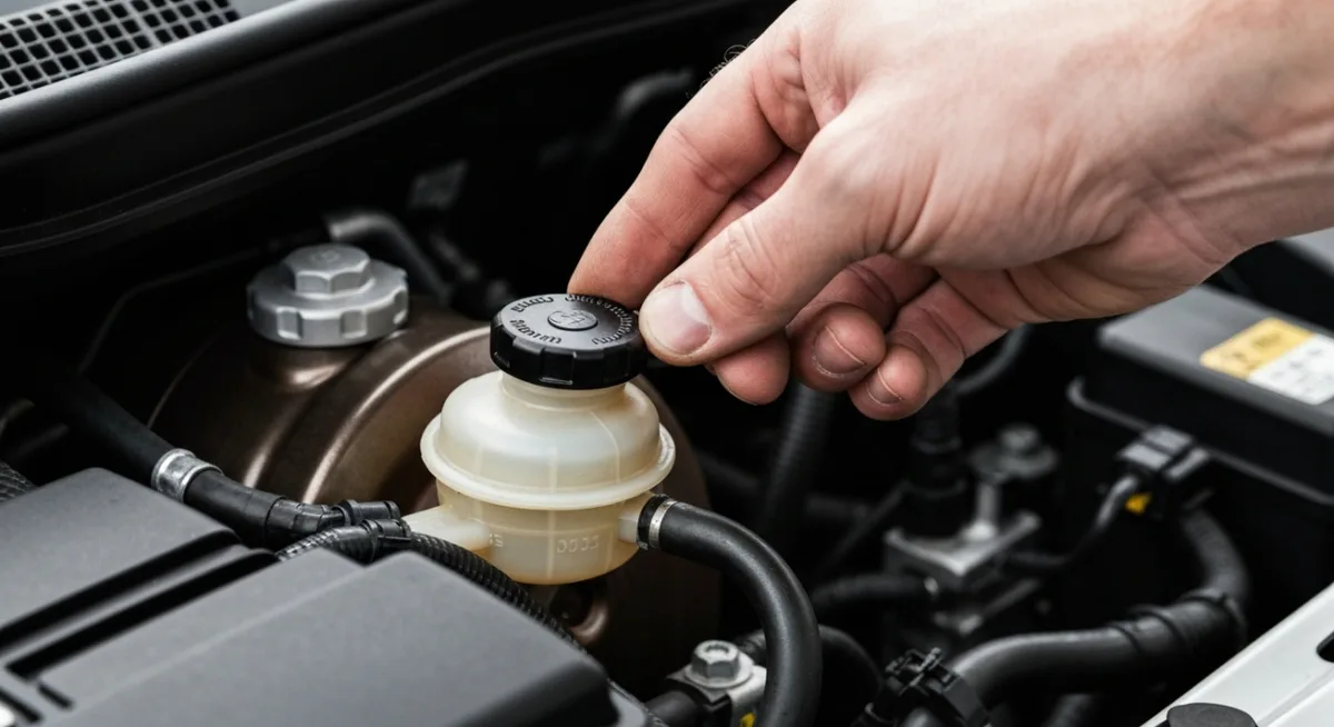 brake fluid reservoir