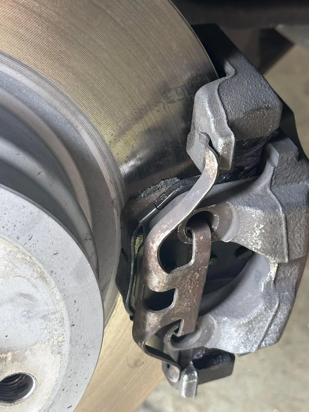 brake pad rubbing