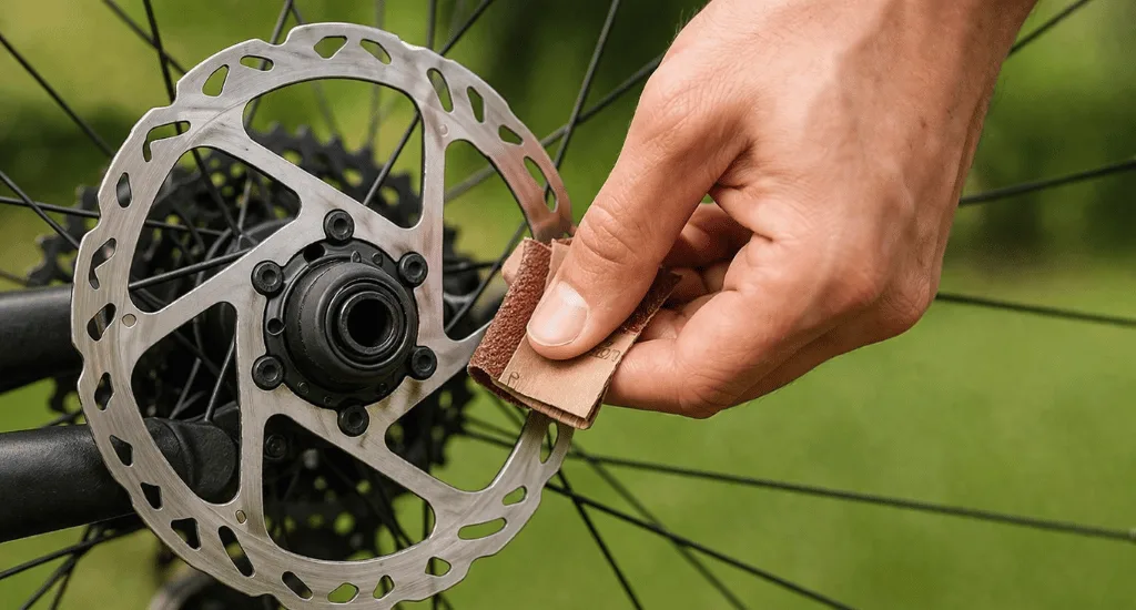 brake pad sanding