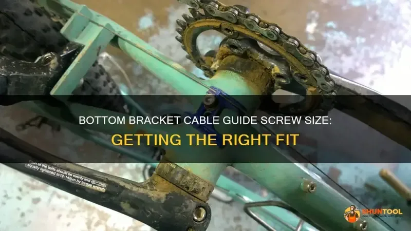 cable routing bottom bracket guide