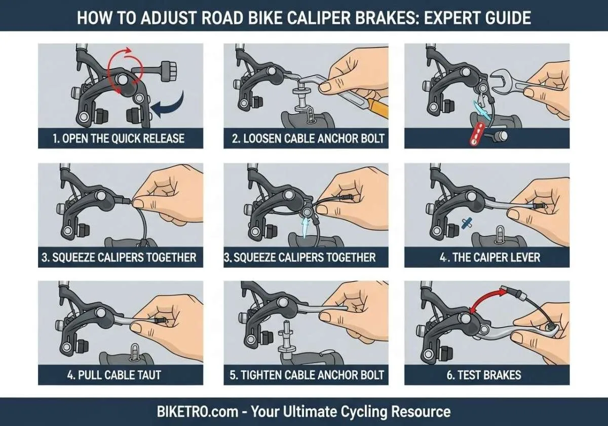 caliper centering squeeze method