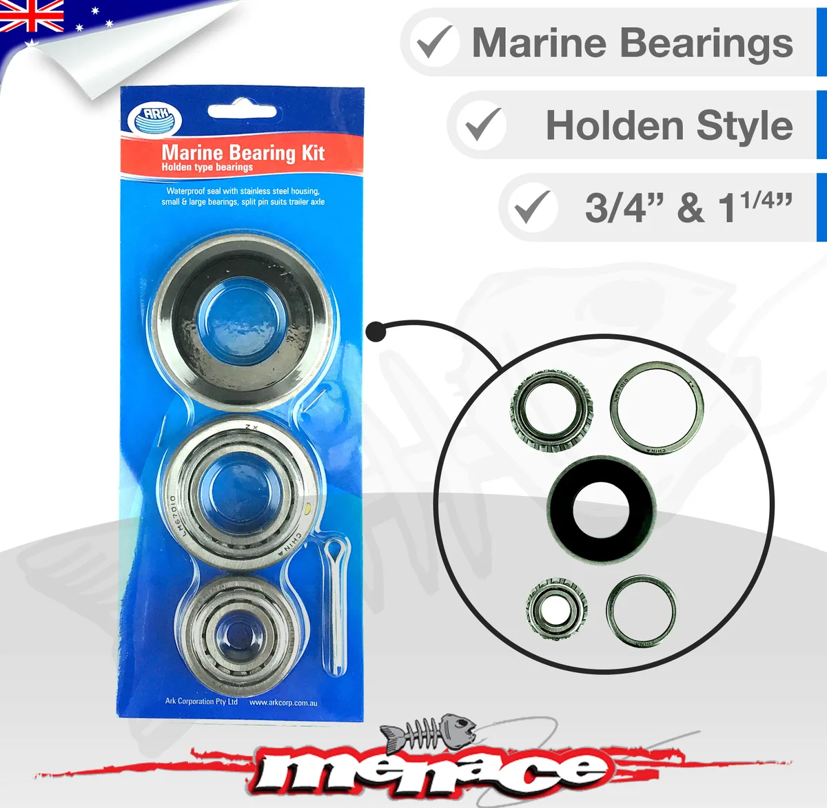 caravan bearing kit parts