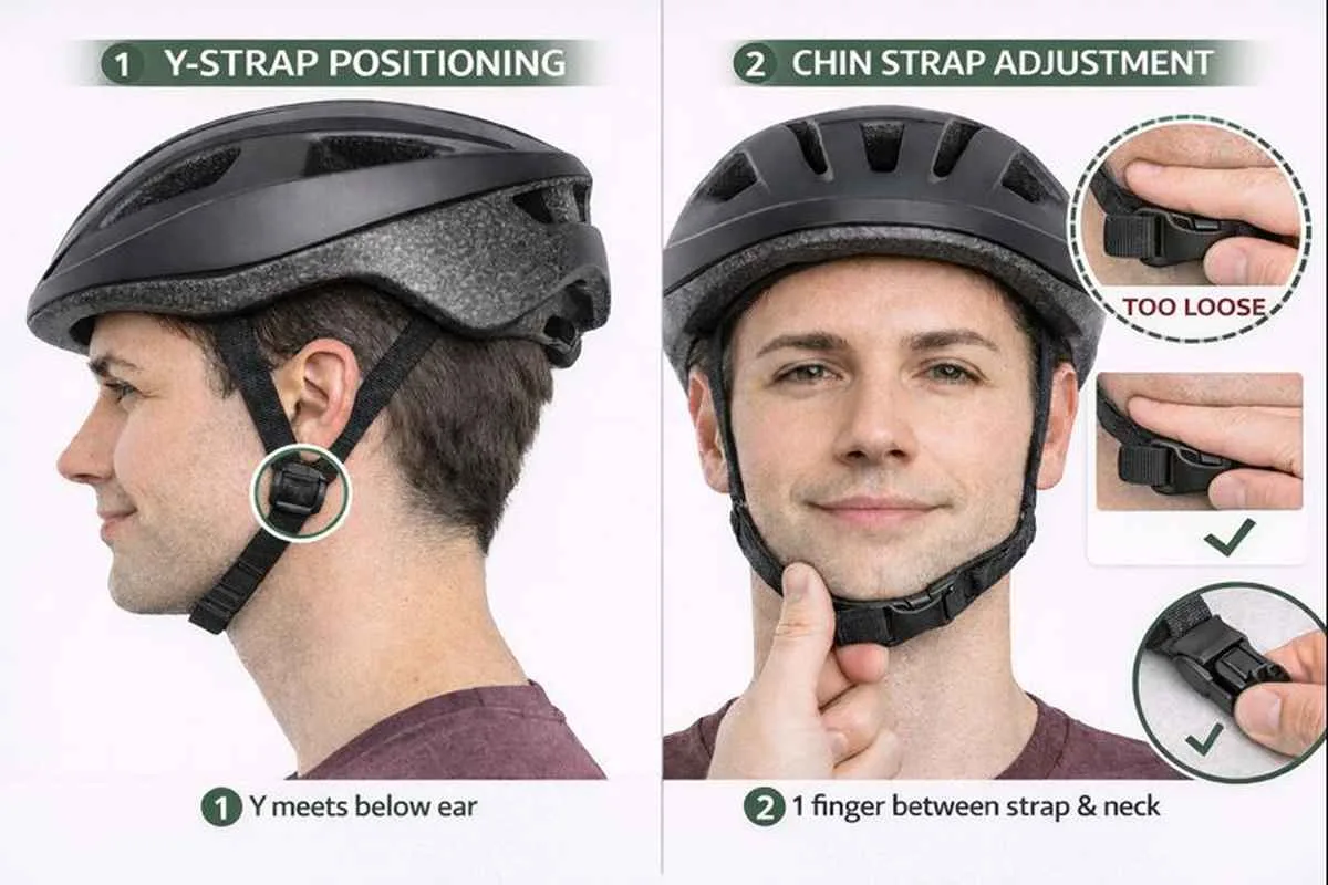 chin strap adjustment