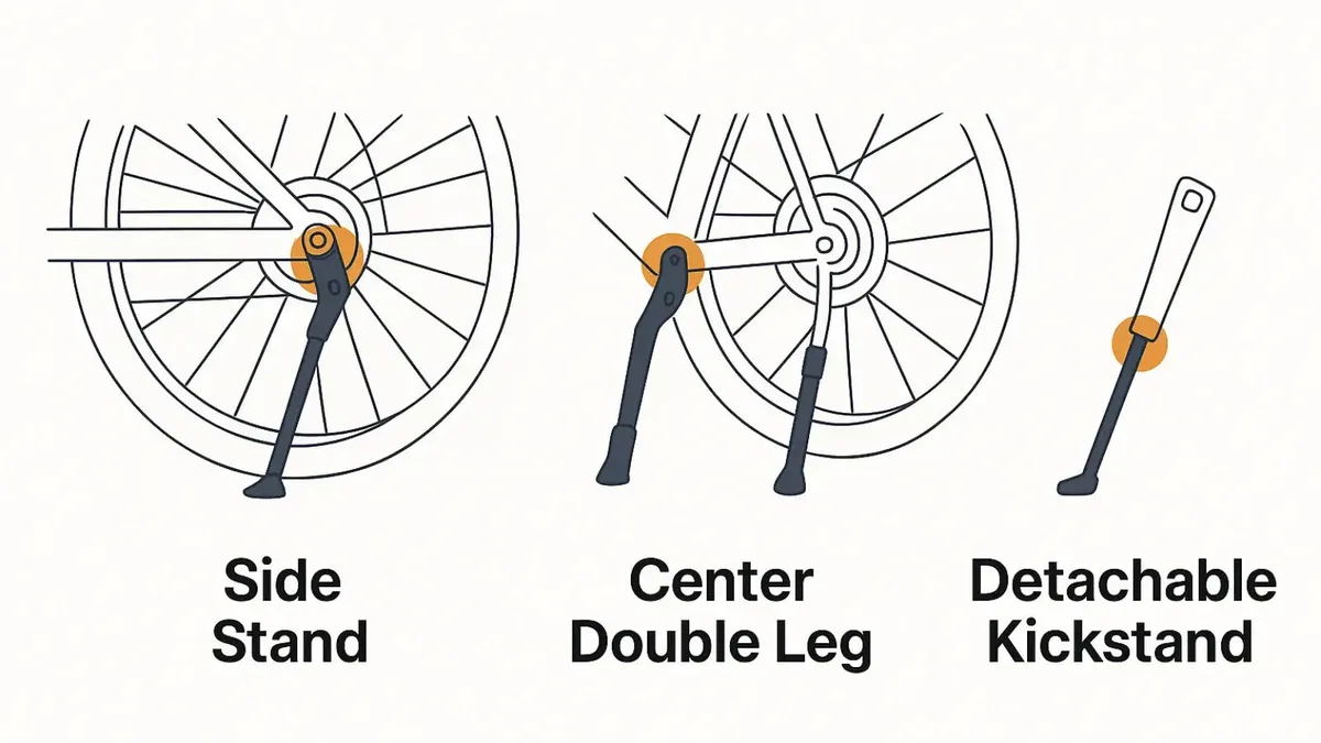 clamp-on kickstand
