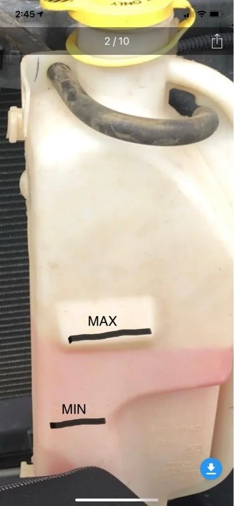 Coolant reservoir / overflow tank