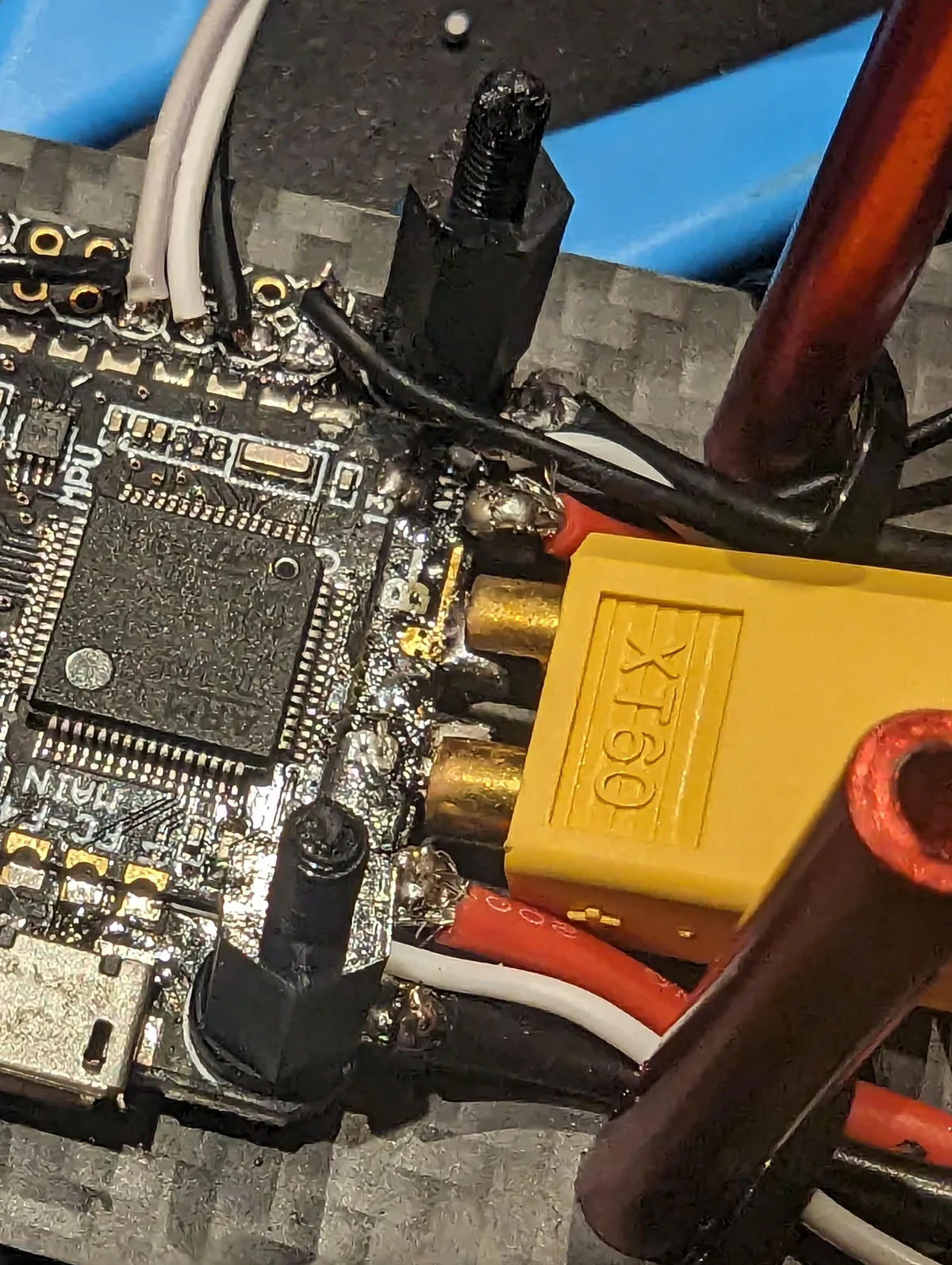 Corroded connector