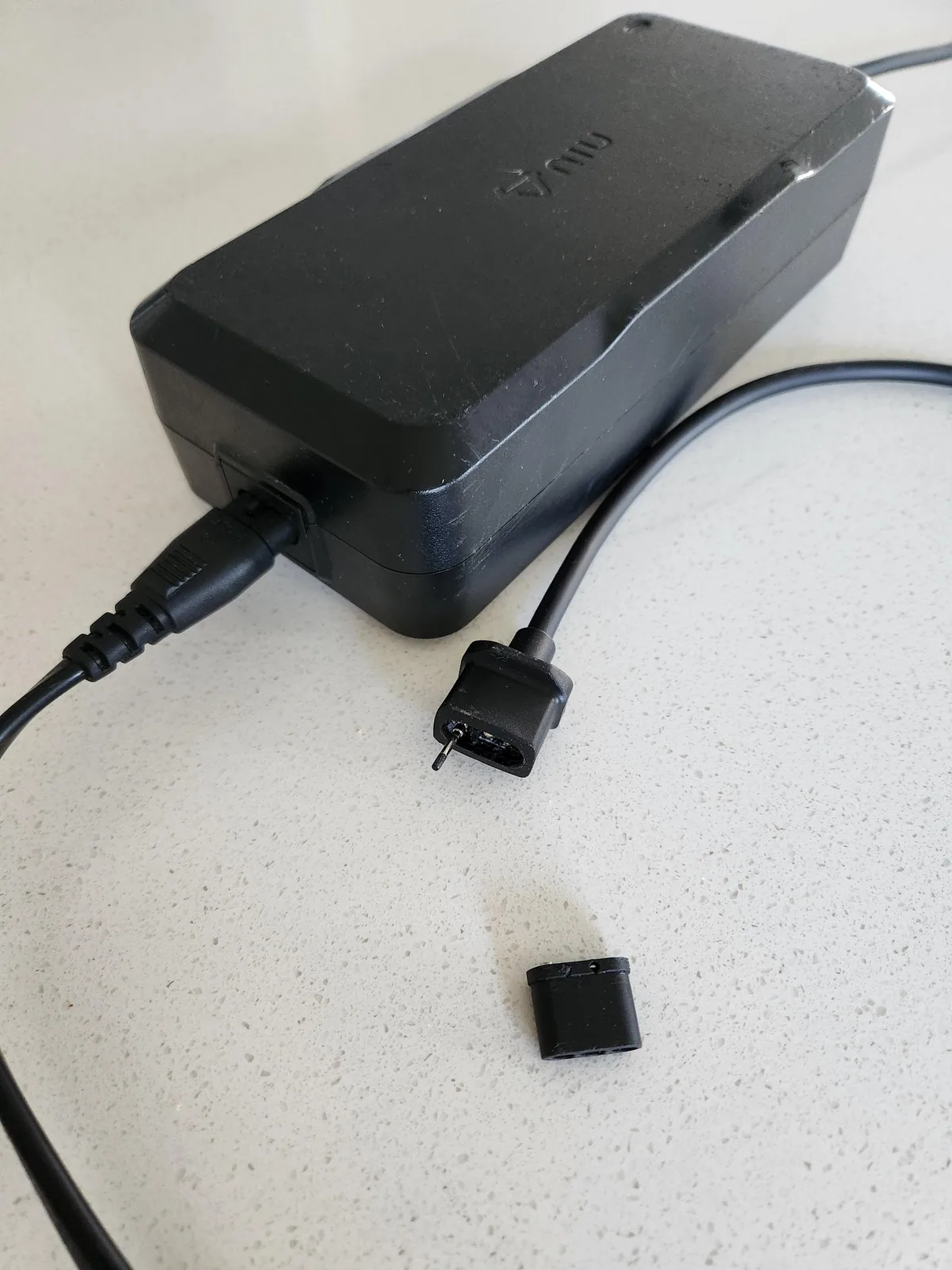 damaged charger cable