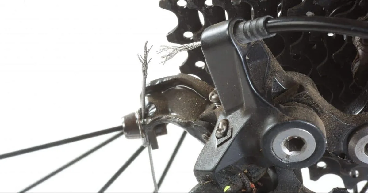 derailleur cable risk spokes