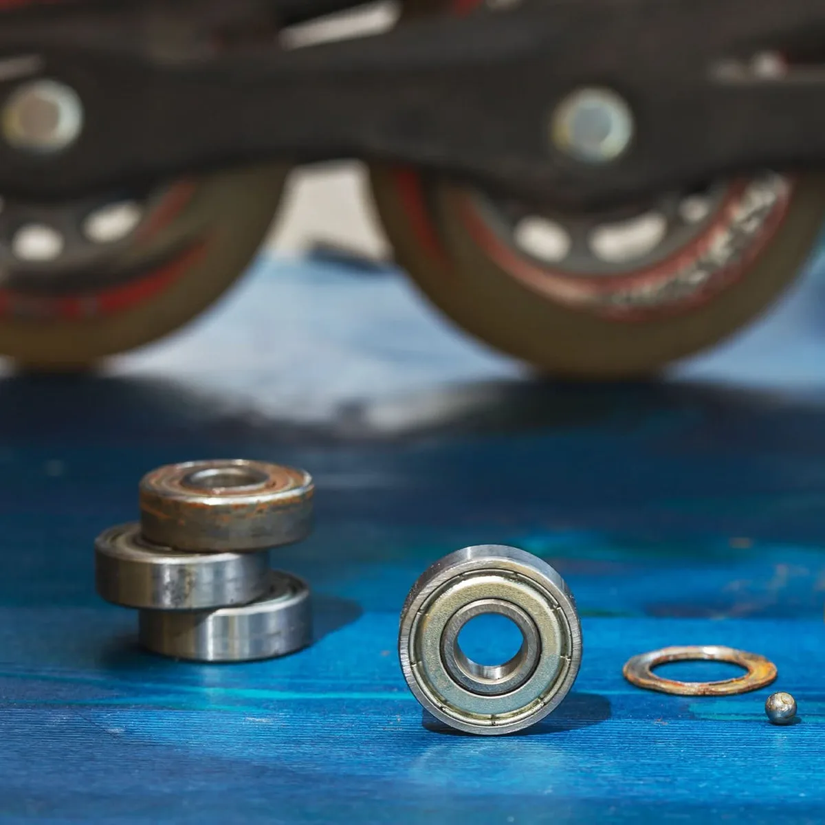 dry wheel bearings scooter