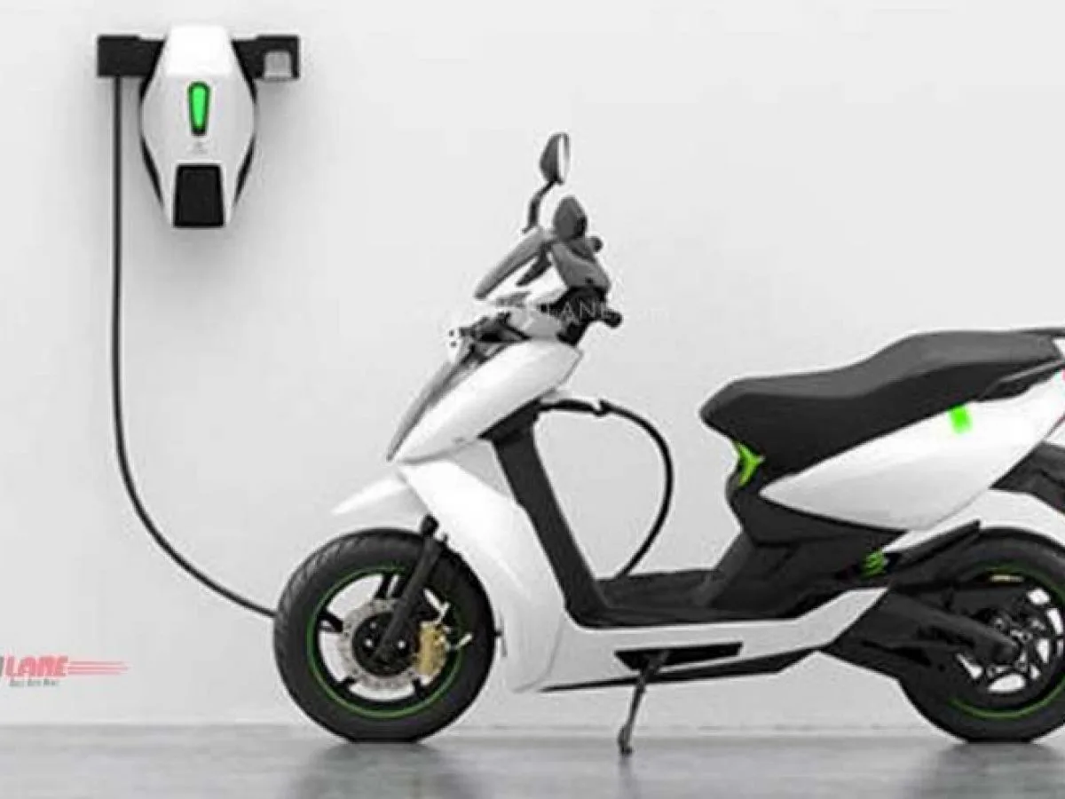 electric scooter charger light green
