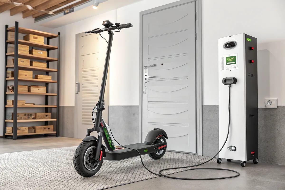 electric scooter charging but not turning on