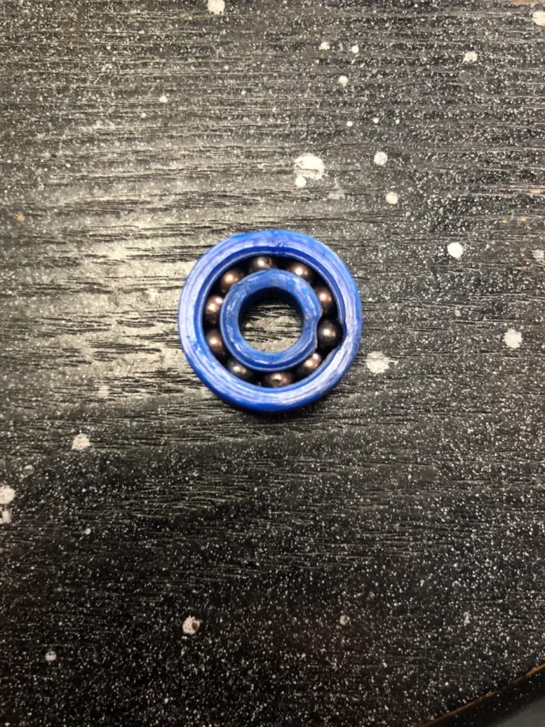 Element skateboard bearings grinding