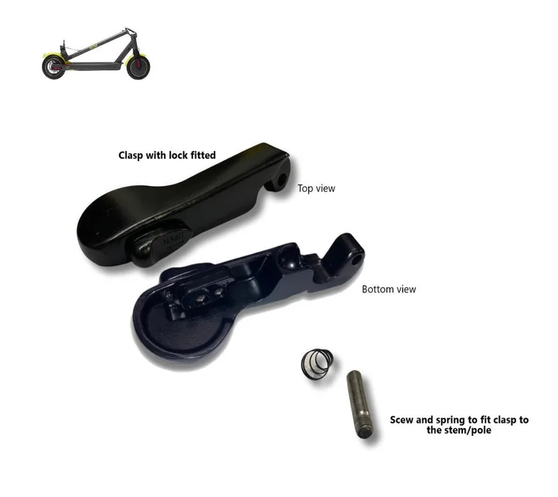 Folding latch assembly