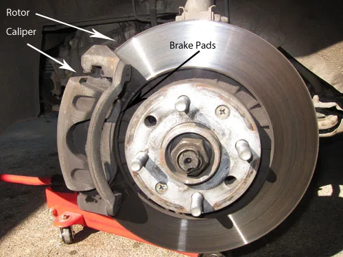 Ford Mustang brake system