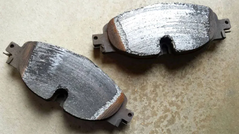 glazed brake pads electric scooter