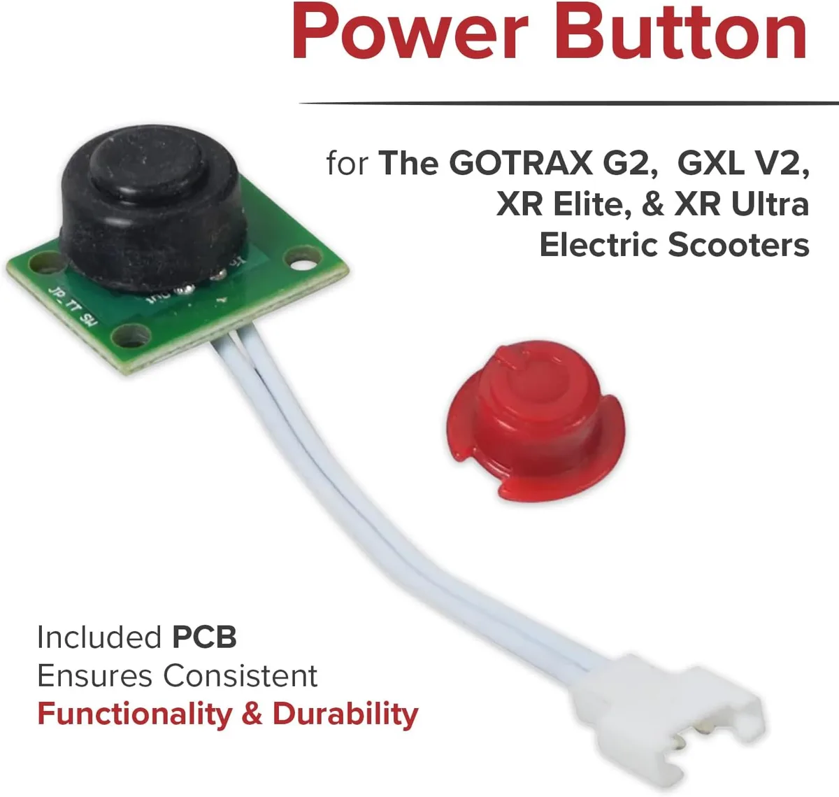GoTrax G4 power button