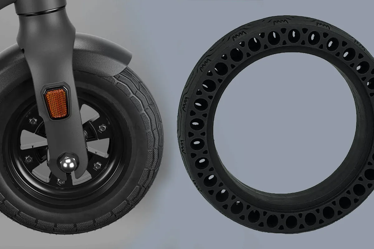 GoTrax G4 solid tire conversion
