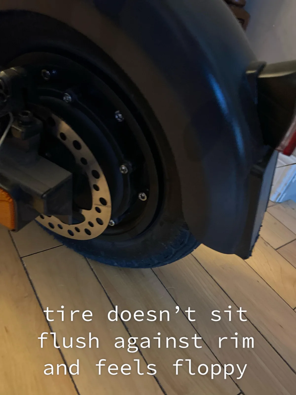 GoTrax G4 tire problem