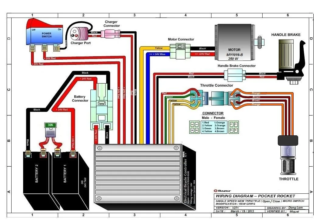 hall sensor and controller wiring