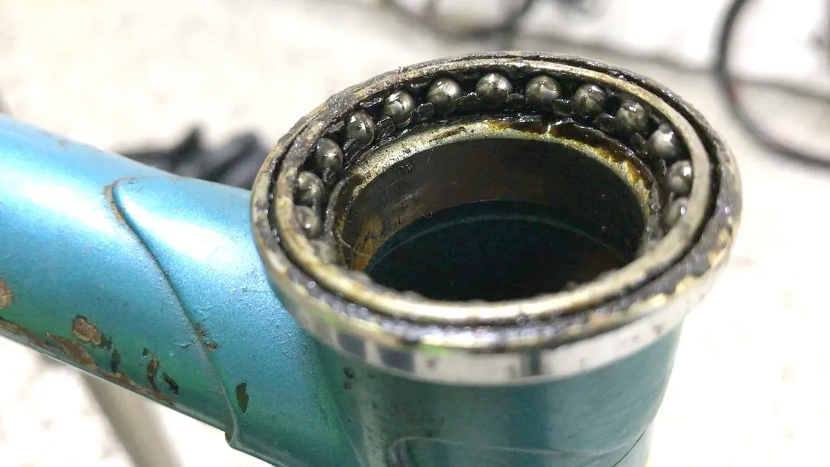 headset bearing creak fix