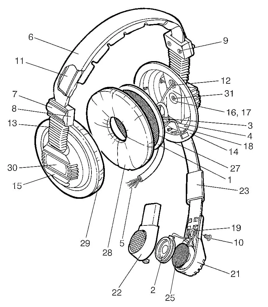 headset bearing system