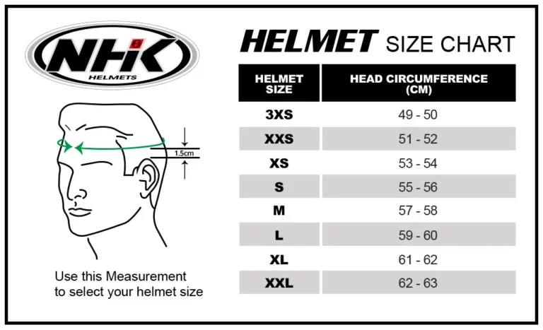 Helmet sizing