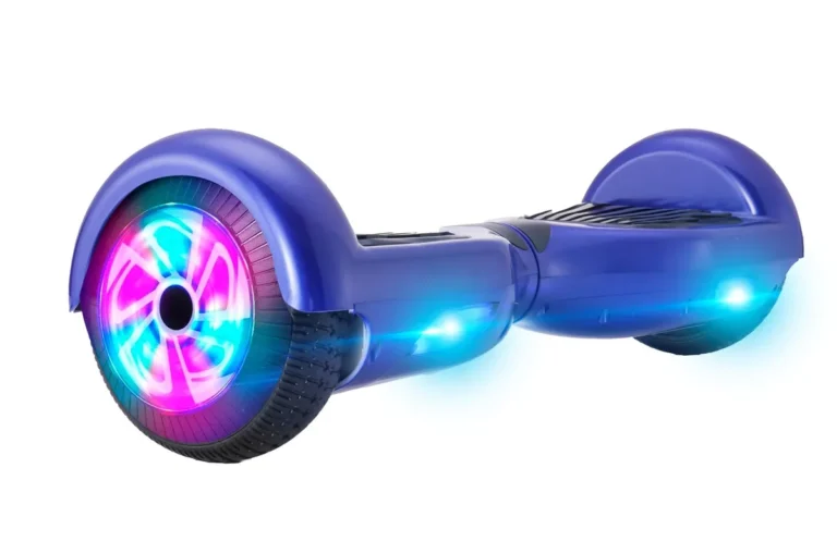 hoverboard blue light blinking