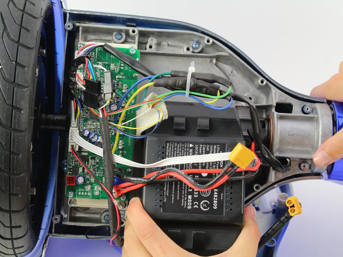 hoverboard internal battery connections