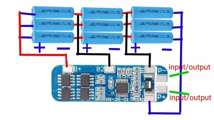 hoverboard lithium battery pack internal diagram