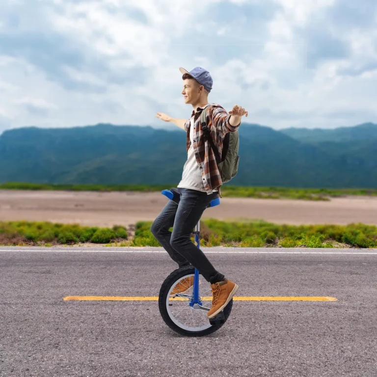 how do you balance on a unicycle