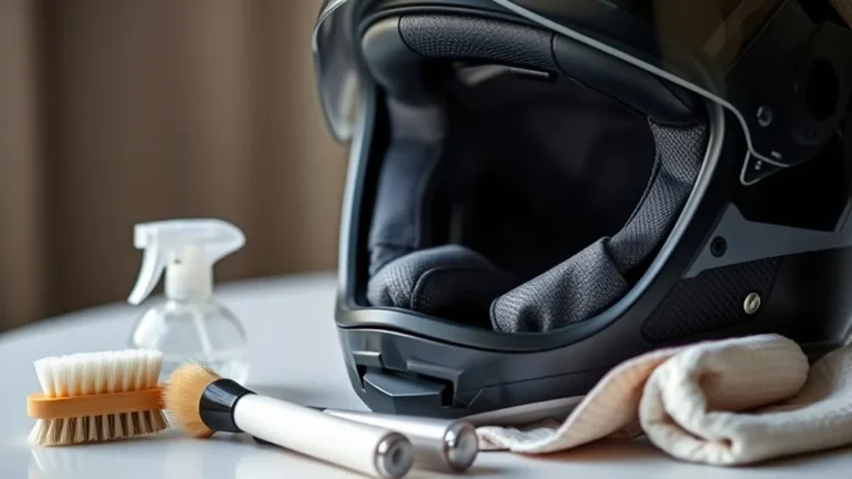 how do you clean a helmet