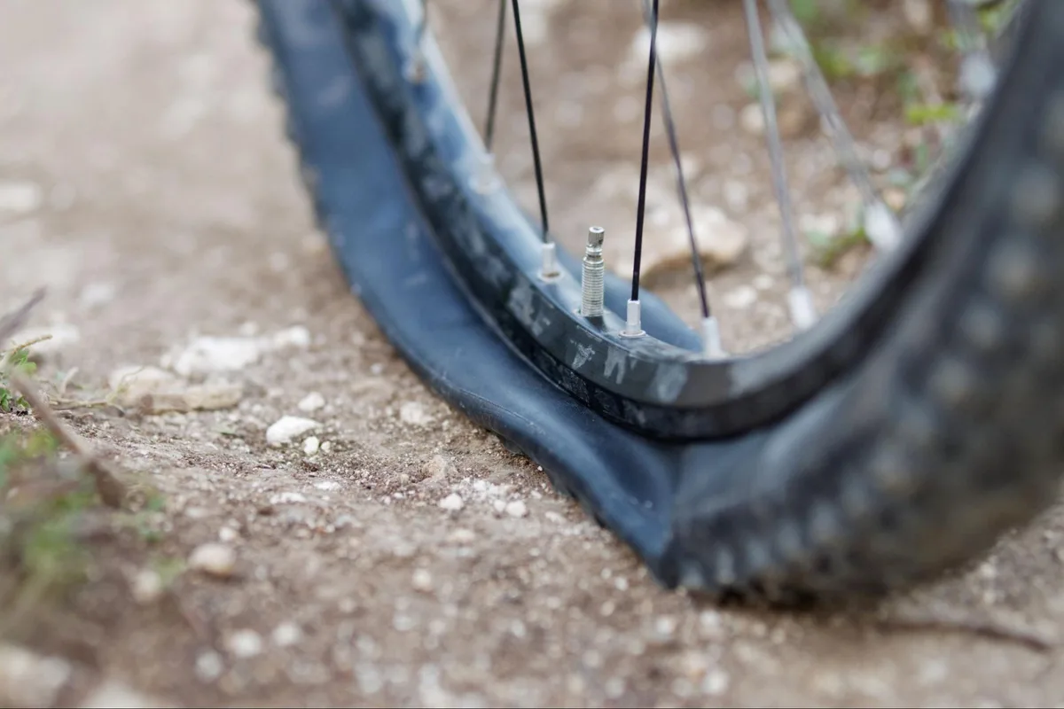 how do you fix a flat unicycle tire