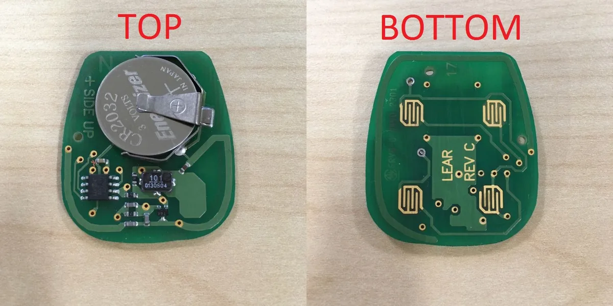key fob circuit board