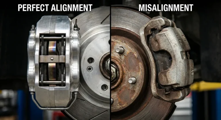 kick scooter brake alignment problem