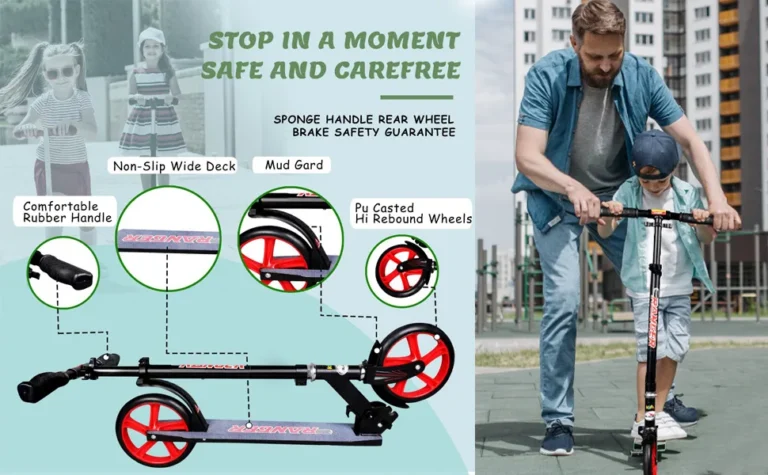 kick scooter folding joint squeaking