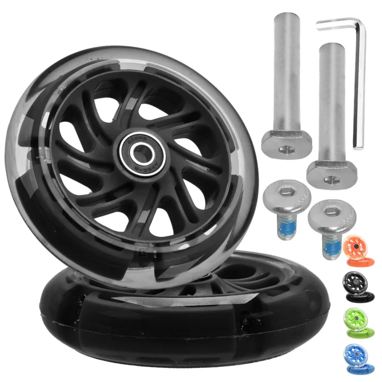 kick scooter front wheel stuck