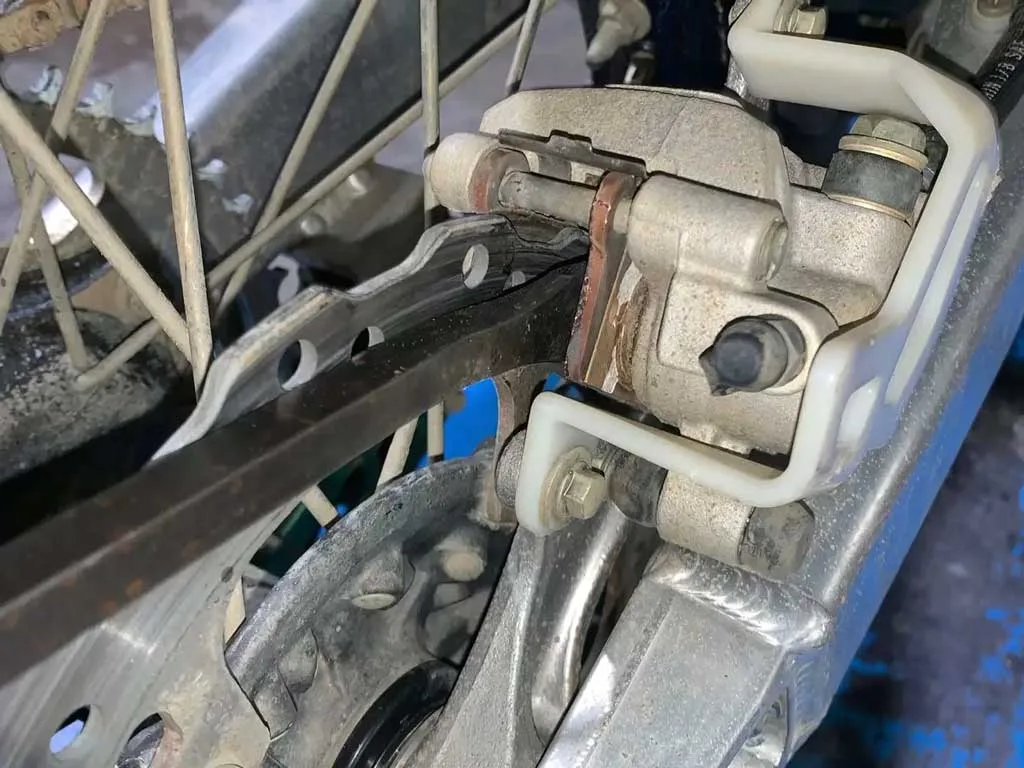 kid scooter brake pad gap