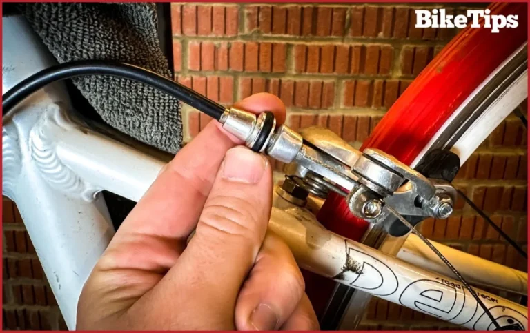 kids bike brake cable stuck
