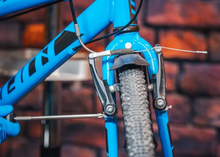 kids bike brake pads rubbing