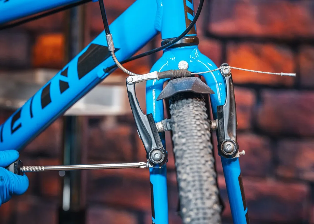 kids bike brake pads rubbing