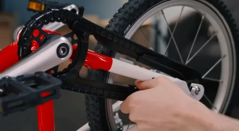 kids bike chain guard loose