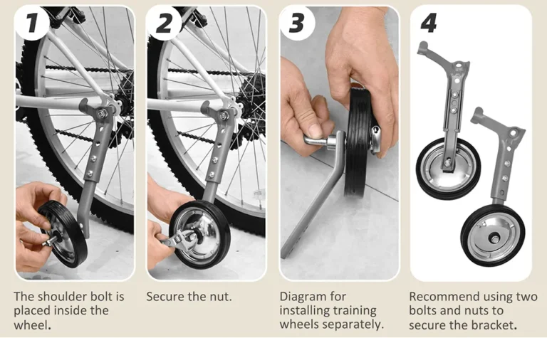 kids bike training wheels wobbling