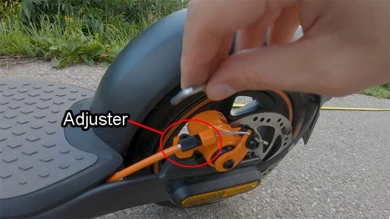 kids scooter brake alignment problem