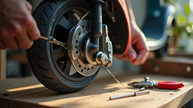 kids scooter brake cable broken