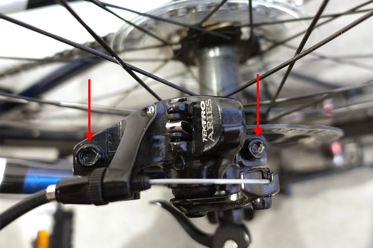 mechanical disc brake cable adjustment diagram