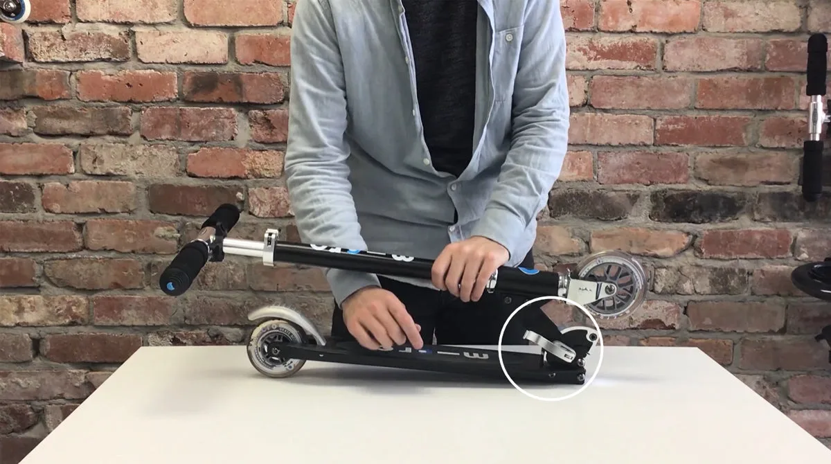 Micro Sprite folding mechanism stuck