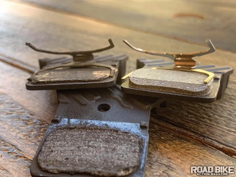 mountain bike brake pads wearing fast